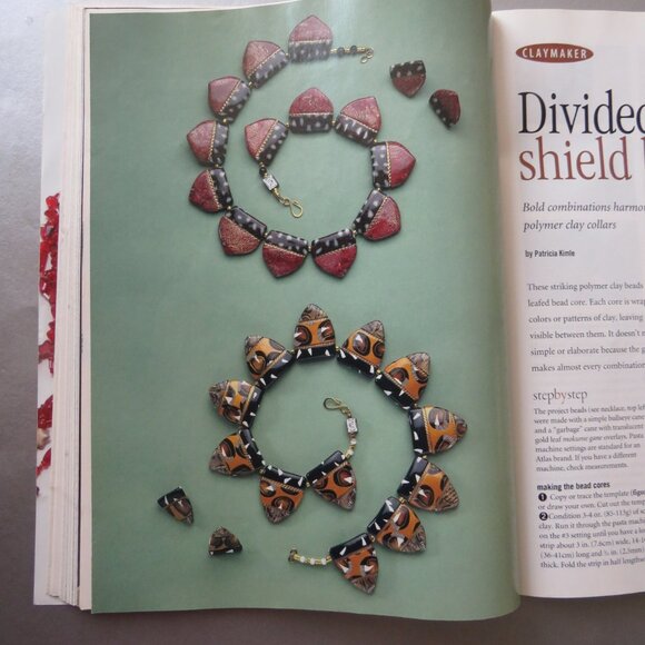 Bead and Button Magazine Creative Ideas For The Art of Beads, Jewelry June 2003 - Picture 11 of 14